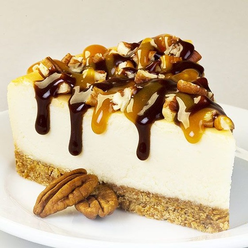 Cheese Cake Caramel Slice